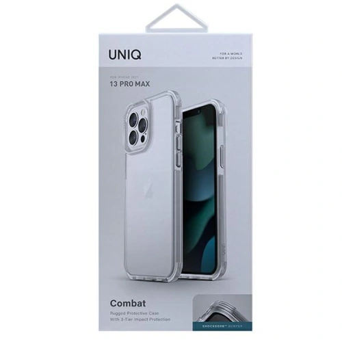 Kup Etui UNIQ Combat Apple iPhone 13 Pro Max áttetsző/crystal clear - UNIQ497CL - {ean13} - Sklep Home Screen