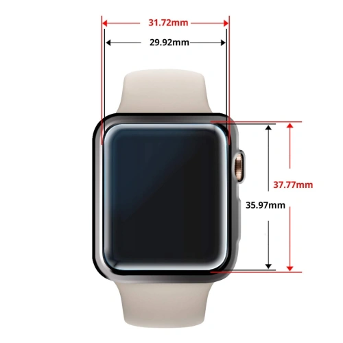 Kup 2x Szkło hartowane z klejem UV Whitestone Dome Glass Apple Watch 4/5/6/7/8/9/SE 44/45mm Clear - WSD014 - {ean13} - Sklep Home Screen