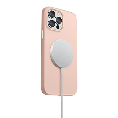Kup Etui UNIQ Lino Hue MagSafe Apple iPhone 13 Pro rózsaszín/blush pink - UNIQ510PNK - {ean13} - Sklep Home Screen
