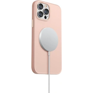 Etui UNIQ Lino Hue MagSafe Apple iPhone 13 Pro Max różowy/blush pink
