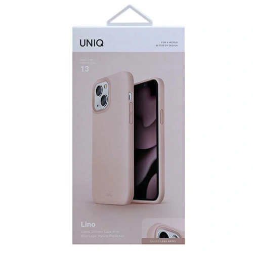 Kup Etui UNIQ Lino Apple iPhone 13 růžový/blush pink - UNIQ516PNK - {ean13} - Sklep Home Screen