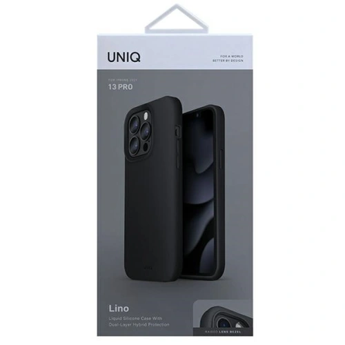 Kup Apple UNIQ Lino Tasche iPhone 13 Pro schwarz/schwarz - UNIQ517BLK - {ean13} - Sklep Home Screen