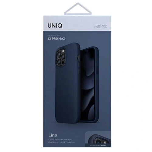 Kup Etui UNIQ Lino Apple iPhone 13 Pro Max modrý/marine blue - UNIQ521BLU - {ean13} - Sklep Home Screen