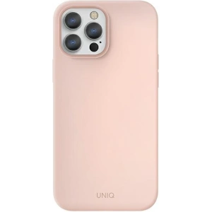 Etui UNIQ Lino Apple iPhone 13 Pro Max różowy/blush pink