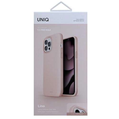 Kup Etui UNIQ Lino Apple iPhone 13 Pro Max růžový/blush pink - UNIQ522PNK - {ean13} - Sklep Home Screen
