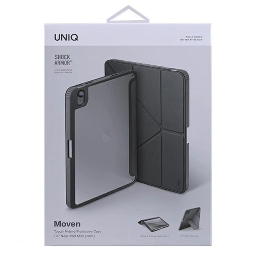 Buy UNIQ Moven Apple iPad mini 2021 6 Gen / iPad mini 8.3" 2024 7gen Antimicrobial charcoal grey - UNIQ524GRY - {ean13} - Home Screen Store Europe