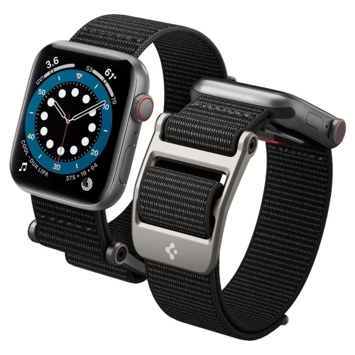 Kup Pasek Spigen Durapro Flex Apple Watch 4/5/6/7/SE/8/9/Ultra 44/45/49mm Fekete - SPN1970BLK - {ean13} - Sklep Home Screen