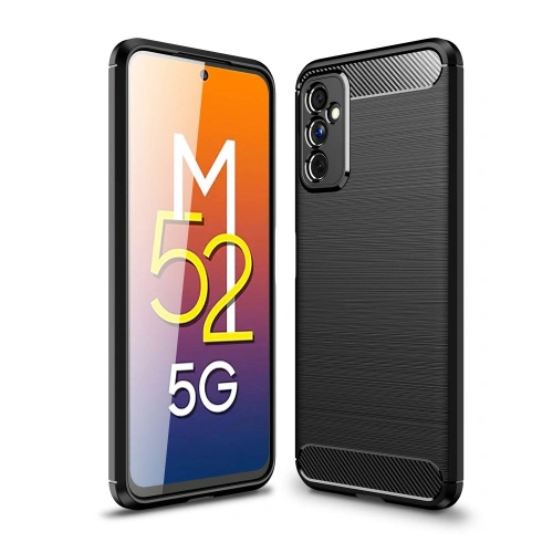 Kup Tech-Protect Samsung Gehäuse TPUCarbon Galaxy M52 5G Schwarz - THP723BLK - {ean13} - Sklep Home Screen