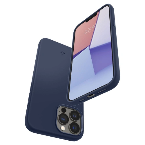 Kup Spigen Apple Hülle Silikon Fit iPhone 13 Pro Max Marineblau - SPN1971BLU - {ean13} - Sklep Home Screen