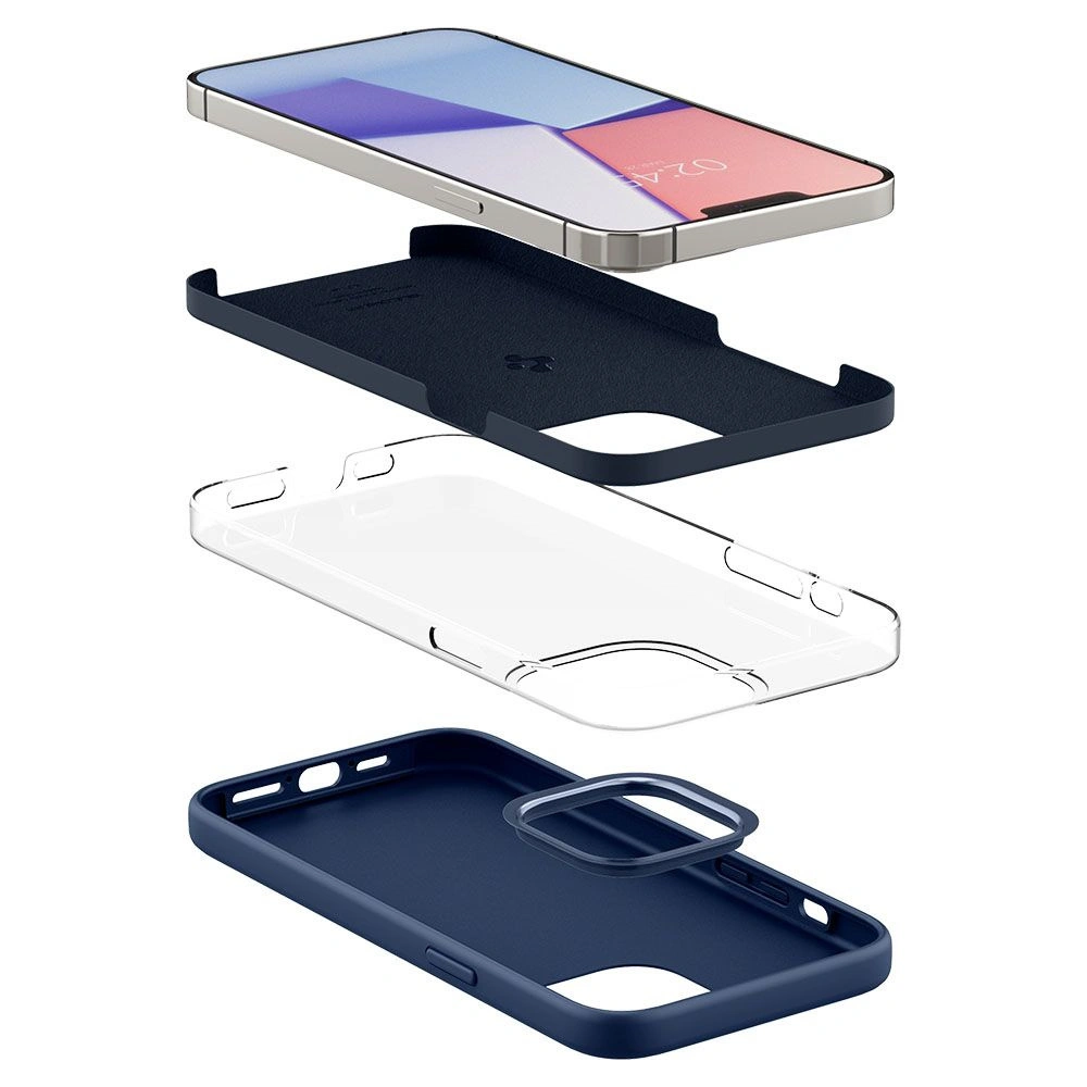Etui Spigen Silicone Fit Apple iPhone 13 Pro Max Navy Blue