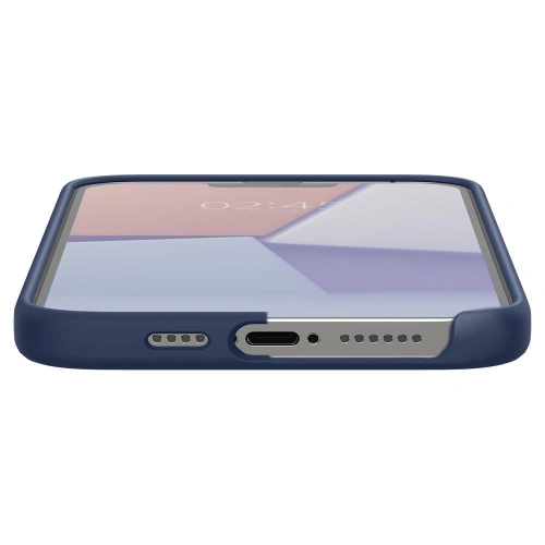 Kup Spigen Apple Hülle Silikon Fit iPhone 13 Pro Max Marineblau - SPN1971BLU - {ean13} - Sklep Home Screen