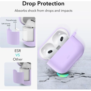 Kup Etui ESR Bounce Apple AirPods 3 Lavender - ESR429LAV - {ean13} - Sklep Home Screen
