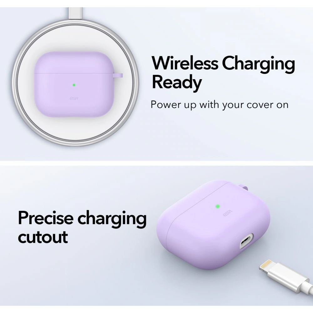 Etui ESR Bounce Apple AirPods 3 Lavender