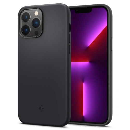 Kup Spigen Apple Hülle Silikon Fit iPhone 13 Pro Max Schwarz - SPN1973BLK - {ean13} - Sklep Home Screen