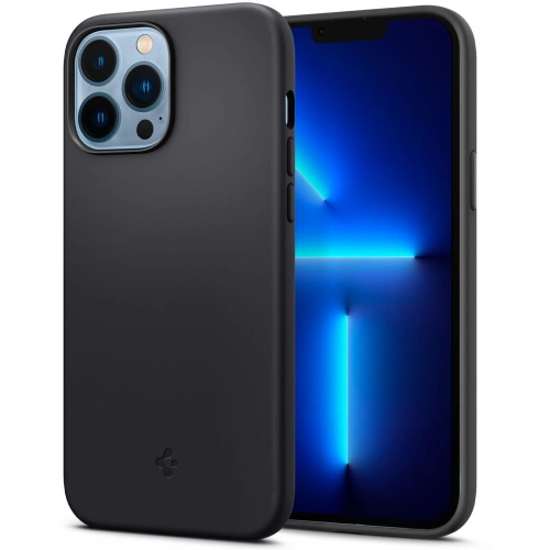 Kup Etui Spigen Silicone Fit Apple iPhone 13 Pro Max Fekete - SPN1973BLK - {ean13} - Sklep Home Screen