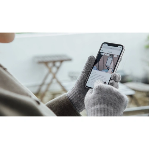 Kup Moshi Smartphone-Handschuhe Digits Touchscreen-Handschuhe (M) (Hellgrau) - MOSH206GRY - {ean13} - Sklep Home Screen