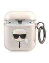 Kup Etui Karl Lagerfeld KLA2UKHGD husă Apple AirPods aurie/aur Glitter Capul lui Karl - KLD746GLD - {ean13} - Sklep Home Screen
