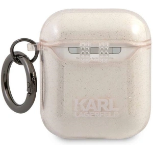 Kup Etui Karl Lagerfeld KLA2UKHGD husă Apple AirPods aurie/aur Glitter Capul lui Karl - KLD746GLD - {ean13} - Sklep Home Screen