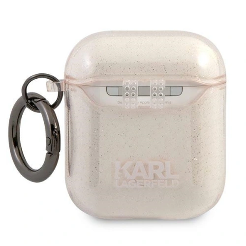Kup Etui Karl Lagerfeld KLA2UKHGD Apple AirPods kryt zlatý/koláč Karlovy hlavy - KLD746GLD - {ean13} - Sklep Home Screen