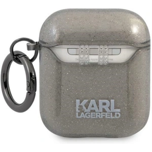 Kup Etui Karl Lagerfeld KLA2UKHGK Apple AirPods cover czarny/black Glitter Karl`s Head - KLD747BLK - {ean13} - Sklep Home Screen