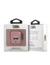 Kup Karl Lagerfeld Apple Tasche KLA2UKHGP AirPods Hülle rosa/rosa Glitter Karl`s Head - KLD748PNK - {ean13} - Sklep Home Screen