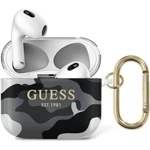 Kup Etui Guess GUA3UCAMG Apple AirPods 3 tok fekete/camo kollekció - GUE1405BLK - {ean13} - Sklep Home Screen