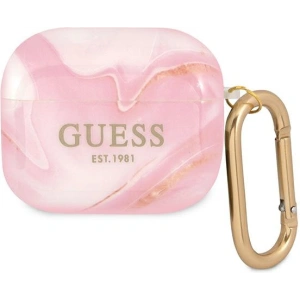 Kup Etui Guess GUA3UNMP Apple AirPods 3 cover różowy/pink Marble Collection - GUE1407PNK - {ean13} - Sklep Home Screen