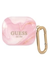 Etui Guess GUA3UNMP Apple AirPods 3 cover różowy/pink Marble Collection