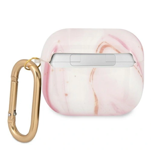 Kup Etui Guess GUA3UNMP Apple AirPods 3 cover różowy/pink Marble Collection - GUE1407PNK - {ean13} - Sklep Home Screen