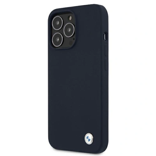 Kup Etui BMW BMHCP13XSILNA Apple iPhone 13 Pro Max granatowy/navy hardcase Silicone Signature - BMW246NAV - {ean13} - Sklep Home Screen