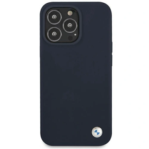 Buy BMW BMHCP13XSILNA Apple iPhone 13 Pro Max navy hardcase Silicone Signature - BMW246NAV - {ean13} - Home Screen Store Europe