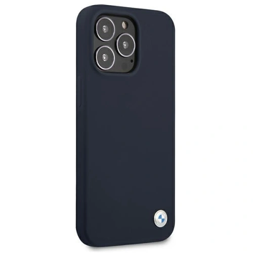 Kup Etui BMW BMHCP13XSILNA Apple iPhone 13 Pro Max granatowy/navy hardcase Silicone Signature - BMW246NAV - {ean13} - Sklep Home Screen