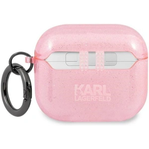 Kup Etui Karl Lagerfeld KLA3UKHGP Apple AirPods 3 cover różowy/pink Glitter Karl`s Head - KLD752PNK - {ean13} - Sklep Home Screen