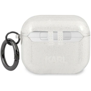 Kup Etui Karl Lagerfeld KLA3UKHGS Apple AirPods 3 cover argintiu/silver Glitter Karl`s Head - KLD753SLV - {ean13} - Sklep Home Screen