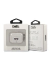Buy Karl Lagerfeld KLA3UKHGS Apple AirPods 3 cover silver Glitter Karl`s Head - KLD753SLV - {ean13} - Home Screen Store Europe