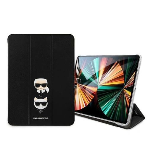 Kup Etui Karl Lagerfeld KLFC11OKCK Apple iPad Pro 11 2021 (3. generációs) Book Cover fekete/black Saffiano Karl&Choupette - KLD754BLK - {ean13} - Sklep Home Screen