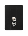 Etui Karl Lagerfeld KLFC12OKCK Apple iPad Pro 12.9 2021 (5. generációs) Book Cover fekete/black Saffiano Karl &Choupette