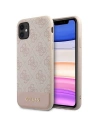 Etui Guess GUHCN61G4GLPI Apple iPhone 11 růžový/pink hard case 4G Stripe Collection