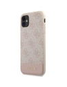 Kup Etui Guess GUHCN61G4GLPI Apple iPhone 11 różowy/pink hard case 4G Stripe Collection - GUE1410PNK - {ean13} - Sklep Home Screen