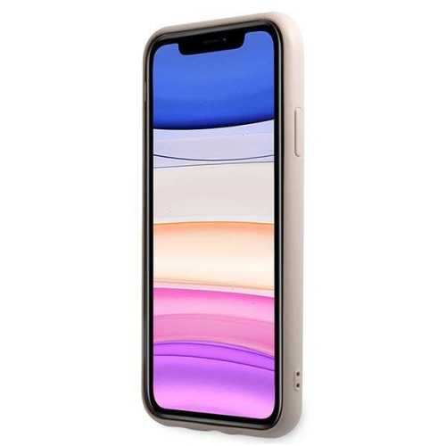 Kup Etui Guess GUHCN61G4GLPI Apple iPhone 11 różowy/pink hard case 4G Stripe Collection - GUE1410PNK - {ean13} - Sklep Home Screen