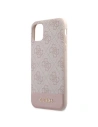 Kup Etui Guess GUHCN61G4GLPI Apple iPhone 11 różowy/pink hard case 4G Stripe Collection - GUE1410PNK - {ean13} - Sklep Home Screen