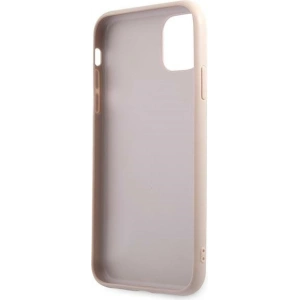 Kup Etui Guess GUHCN61G4GLPI Apple iPhone 11 rózsaszín/pink kemény tok 4G Stripe Collection - GUE1410PNK - {ean13} - Sklep Home Screen