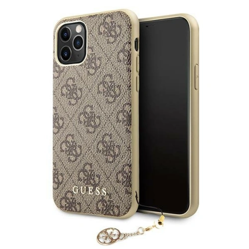 Kup Etui Guess GUHCN65GF4GBR Apple iPhone 11 Pro Max maro/brown hard case 4G Charms Collection - GUE1411BR - {ean13} - Sklep Home Screen