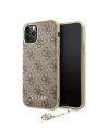 Etui Guess GUHCN65GF4GBR Apple iPhone 11 Pro Max brązowy/brown hard case 4G Charms Collection