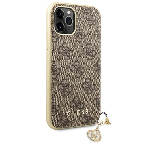 Kup Etui Guess GUHCN65GF4GBR Apple iPhone 11 Pro Max maro/brown hard case 4G Charms Collection - GUE1411BR - {ean13} - Sklep Home Screen