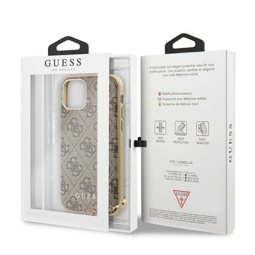 Kup Etui Guess GUHCN65GF4GBR Apple iPhone 11 Pro Max maro/brown hard case 4G Charms Collection - GUE1411BR - {ean13} - Sklep Home Screen
