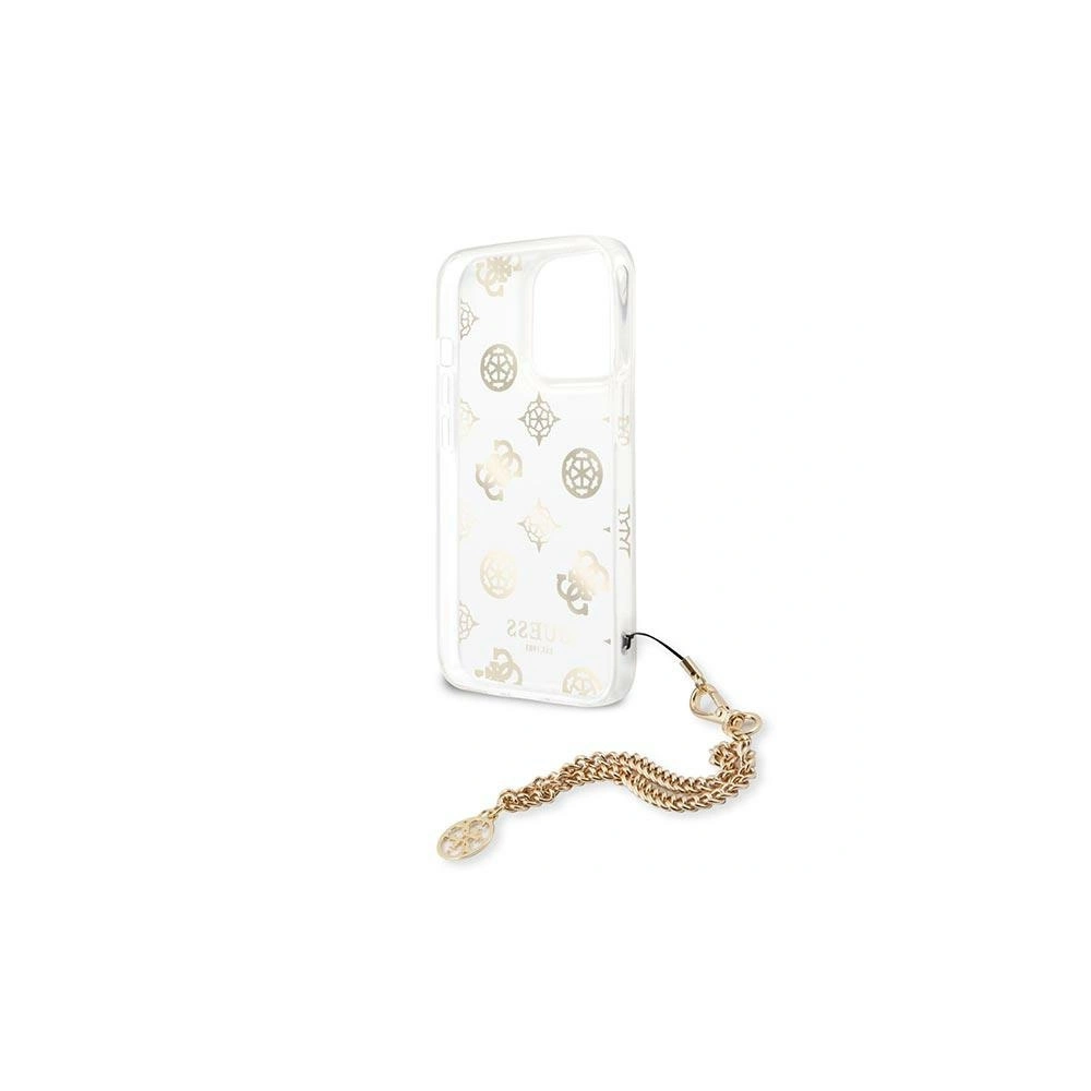Etui Guess GUHCP13LKSPEGO Apple iPhone 13 Pro złoty/gold hardcase Peony Chain Collection