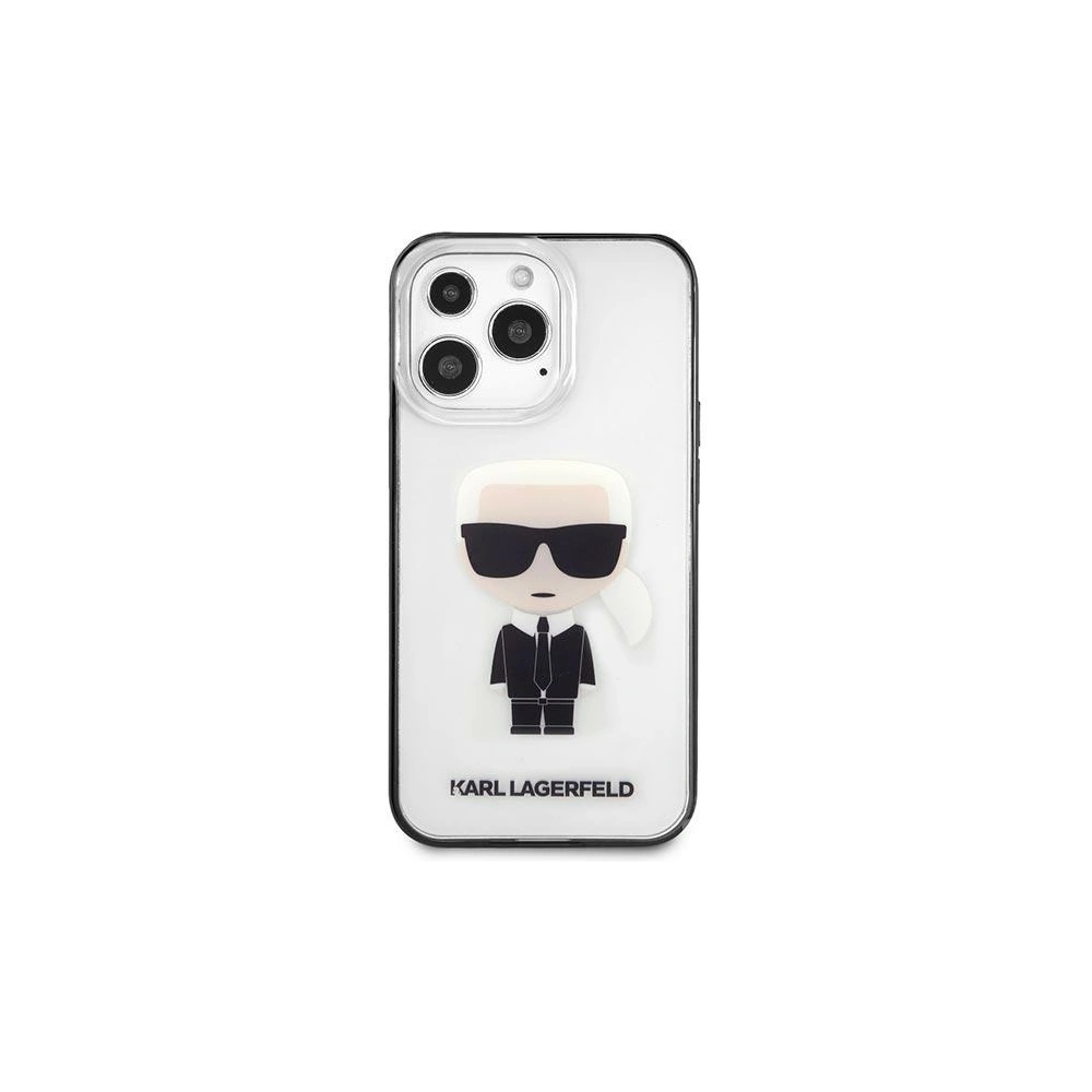 Etui Karl Lagerfeld KLHCP13LHIKCK Apple iPhone 13 Pro transparent Ikonik Karl