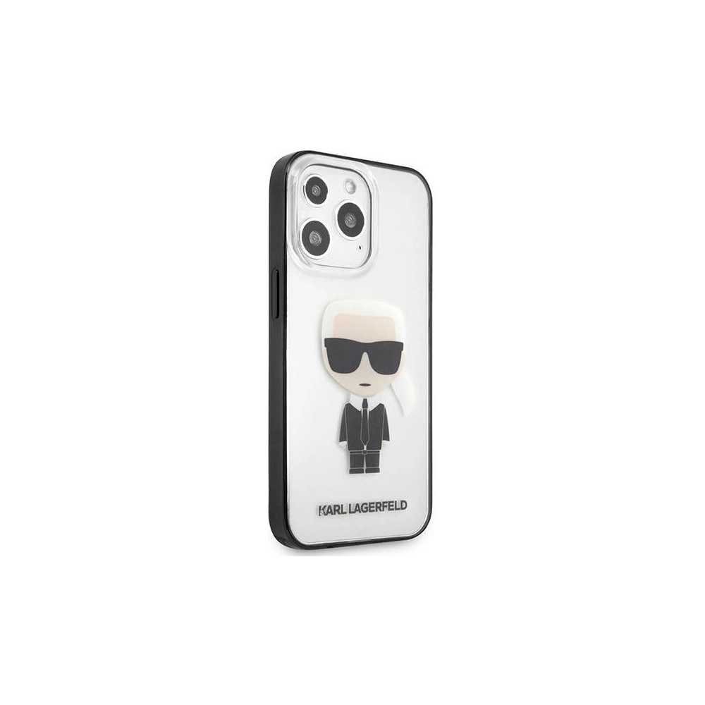 Etui Karl Lagerfeld KLHCP13LHIKCK Apple iPhone 13 Pro transparent Ikonik Karl