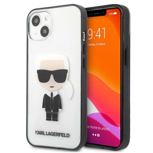 Buy Karl Lagerfeld KLHCP13MHIKCK Apple iPhone 13 transparent Ikonik Karl - KLD760CL - {ean13} - Home Screen Store Europe